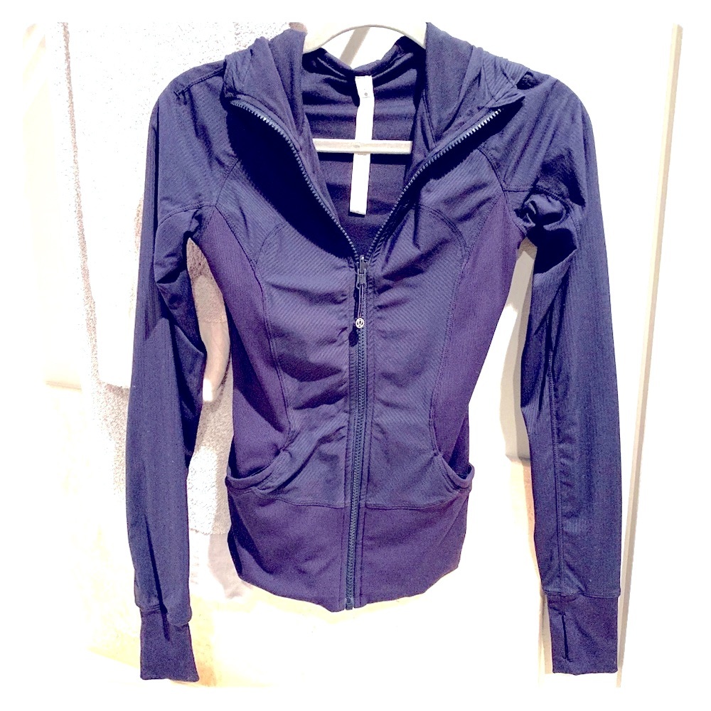 Lululemon navy zip up reversible hoodie never worn